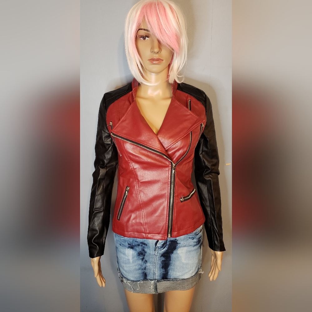 NWOT Pretty Girl Pleather Jacket S